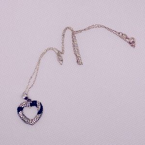 💛 Y2K 925 Crystal Heart Necklace